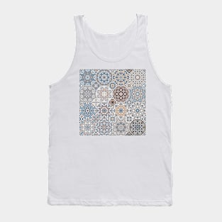 Octagonal Oriental and ethnic motifs in patterns. Tank Top